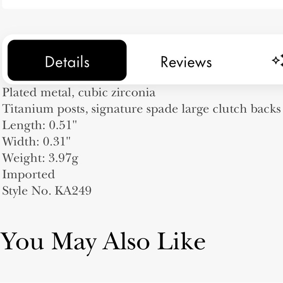 $58 Kate Spade Dazzle Double Huggies silver - Picture 4 of 7